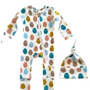 2-Way Zipper Romper with Head Piece